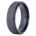 thumbnail image 1 of Men Women Titanium Steel Ring Matte Couple Rings Engagement Finger Ring Size 7-10, 1 of 3