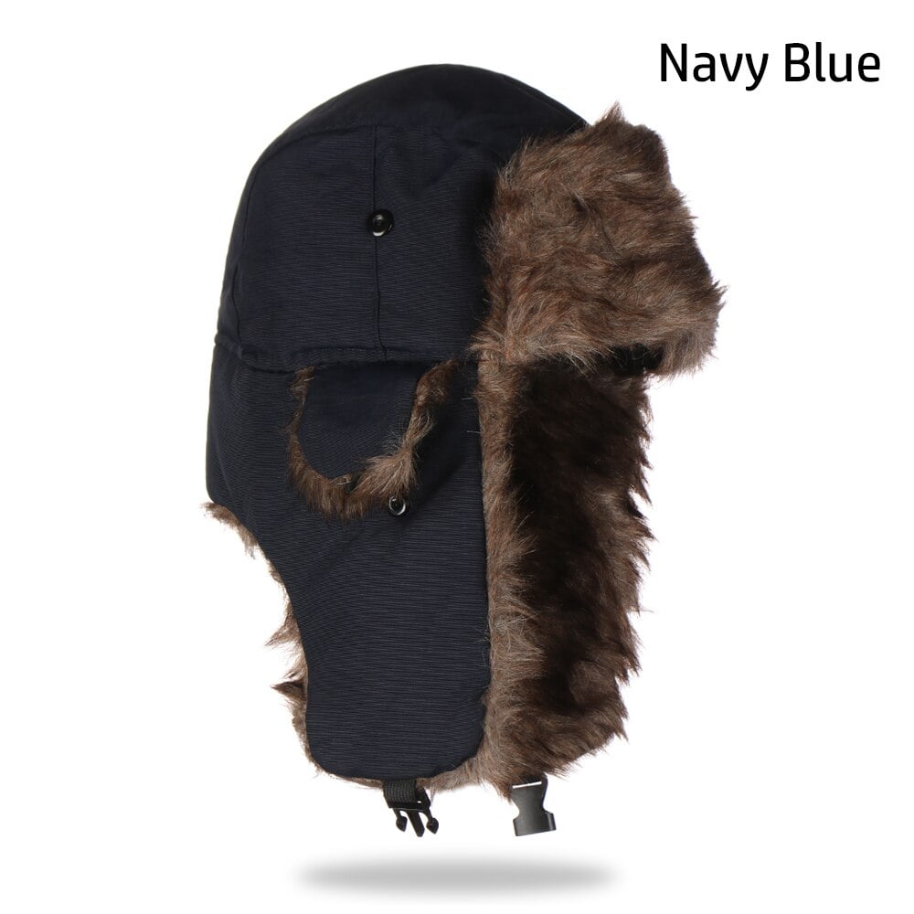 Winter Bomber Hats Earflap Hat With Earflaps Women Men Ushanka Russia  Russian Hat Trapper Pilot Cap Man Leather Fur Warm Caps From 9,55 €