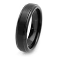 thumbnail image 1 of Men Women Tungsten Carbide Wedding Band Ring 6mm Comfort Fit Beveled Edges For Men & Women, 1 of 3