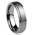 thumbnail image 1 of Men Women Tungsten Carbide Wedding Band Ring 7mm Comfort Fit Laser Engraved Celtic Design Tungsten Ring, 1 of 3