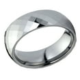 thumbnail image 1 of Men Women Tungsten Carbide Wedding Band Ring 8mm Comfort Fit Domed Faceted Ring For Men & Women, 1 of 3