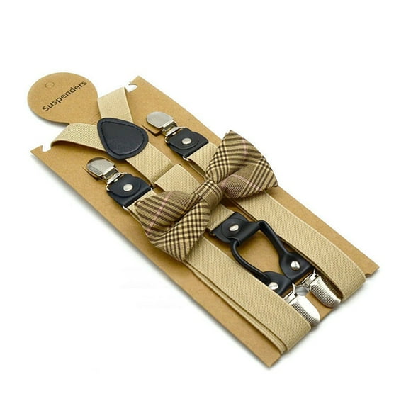 Men Women Unisex Matching Suspenders Braces&Bow Tie Combo Sets Fancy Costume