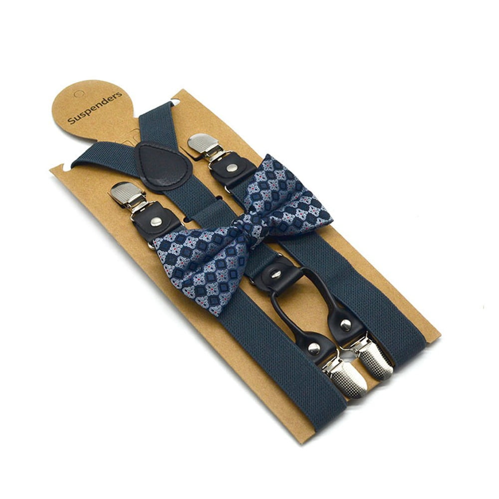 matching tie and suspenders