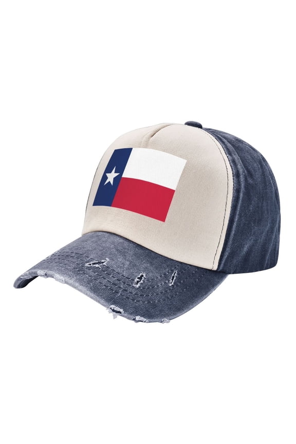 Men Women Us Flag Texas Distressed Twill Cotton Baseball Cap Vintage Adjustable Dad Hat