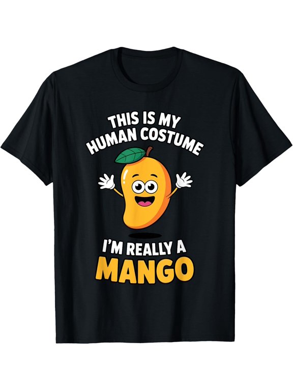 Men Women Vegan Mango Fruit Lover T Shirt Size S-5XL
