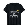 Men Women Vintage Farmer TShirts Agriculture is My Culture