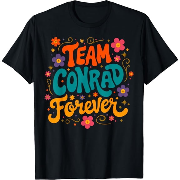 Men Women Vintage Groovy Flower Power Vibe Retro Team Conrad T-Shirt, F990 Sweatshirt All Size S-5XL