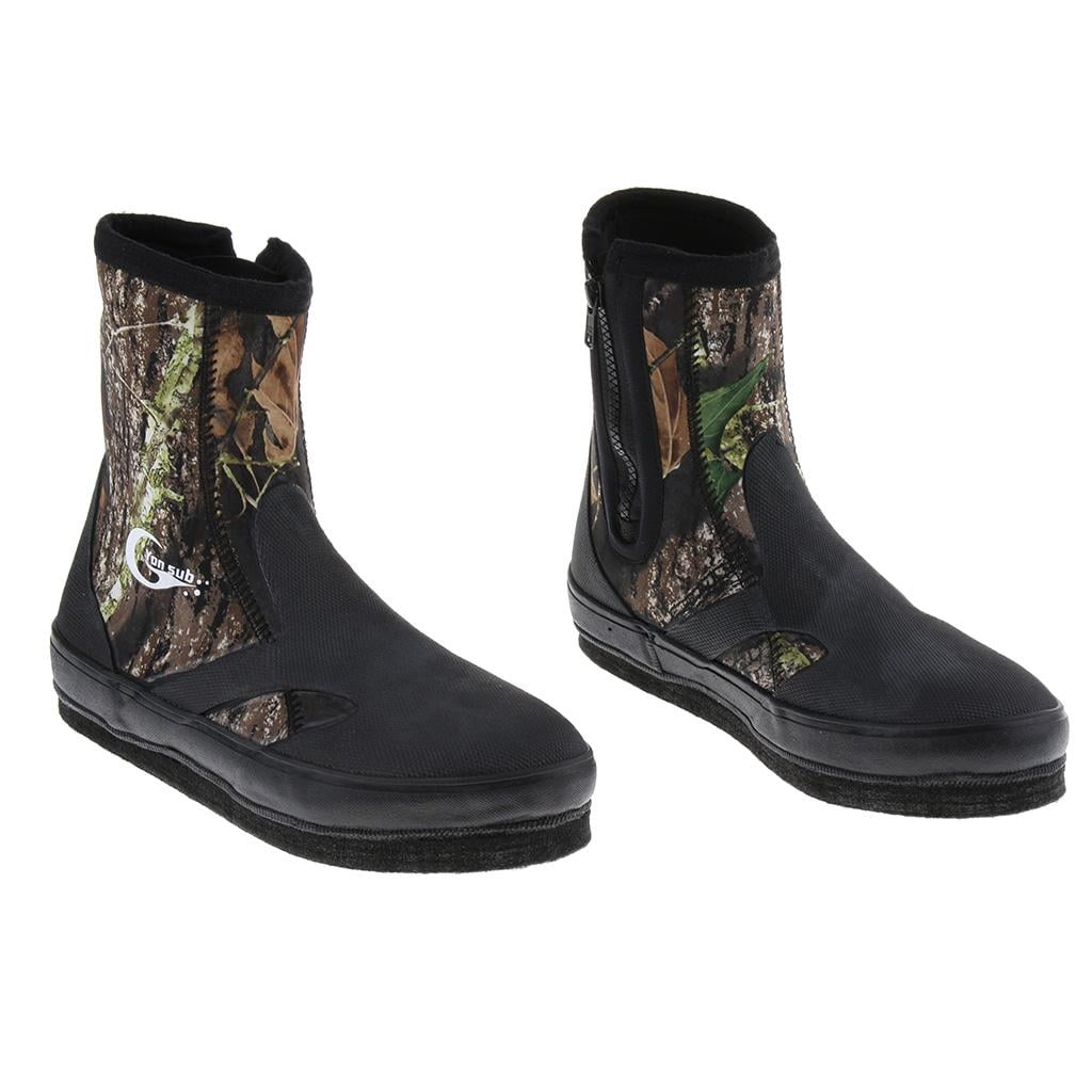 Men Women Wading Boots - Non-Slip Neoprene Nails Sole Wading Shoes for Fishing, River Tracing, Diving or Snorkeling 9