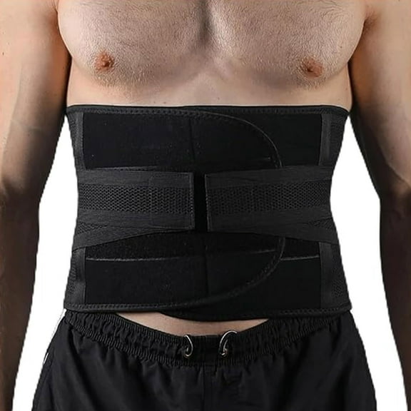 Men Women Waist Trainer Belt Waist Trimmer Workout Fitness Back Support