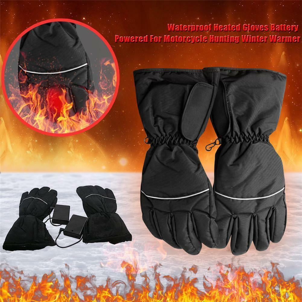 Men Women Warm Gloves Electric Rechargeable Battery Heated Touchscreen