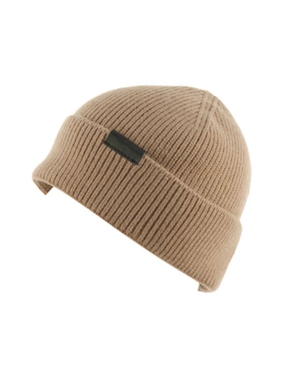 Men Women Warm Winter Beanie Roll up Edge Knitted Skull Cap