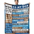 thumbnail image 1 of for Men Women, Wedding Blanket Gifts for Wife Husband Best Romantic Anniversary Marriage Gift for Couple Parents, Happy Anniversary for Girlfriend Boyfriend Gifts Blanket 59"X 51", 1 of 5