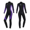thumbnail image 1 of Men Women Wetsuit 3mm Neoprene Full Diving Suits Long Sleeve Thermal Sun Protection Stretch Wetsuits for Surfing Snorkeling Canoeing, 1 of 7