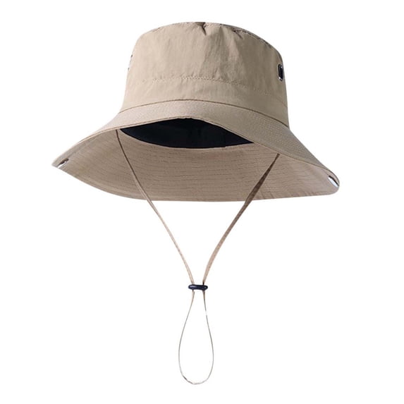 Men Women Wide Brim Boonie Hat, UPF 50+ UV Protection Adjustable Sun Hat for Outdoor Fishing Hiking