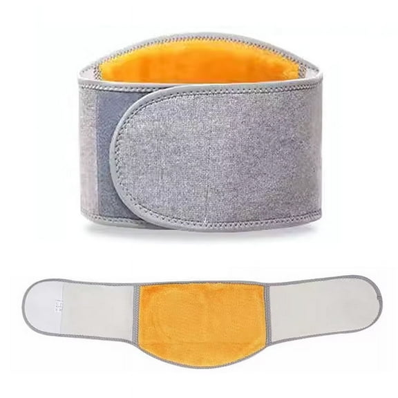 Men Women Winter Thicken Thermal Plush Waist Warmer Lumbar Support Belt Cozy Warm Abdominal Protector Stomach Body Wrap Band XL