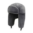 thumbnail image 1 of Men Women Winter Warm Earflap Cap Windproof Lei Feng Hat Outdoor Riding New P1H2, 1 of 6