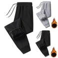 thumbnail image 1 of Men & Women Winter Warm Fleece Sherpa Lined Sweatpants Active Thermal Track Jogger Pants with Pockets, 1 of 6