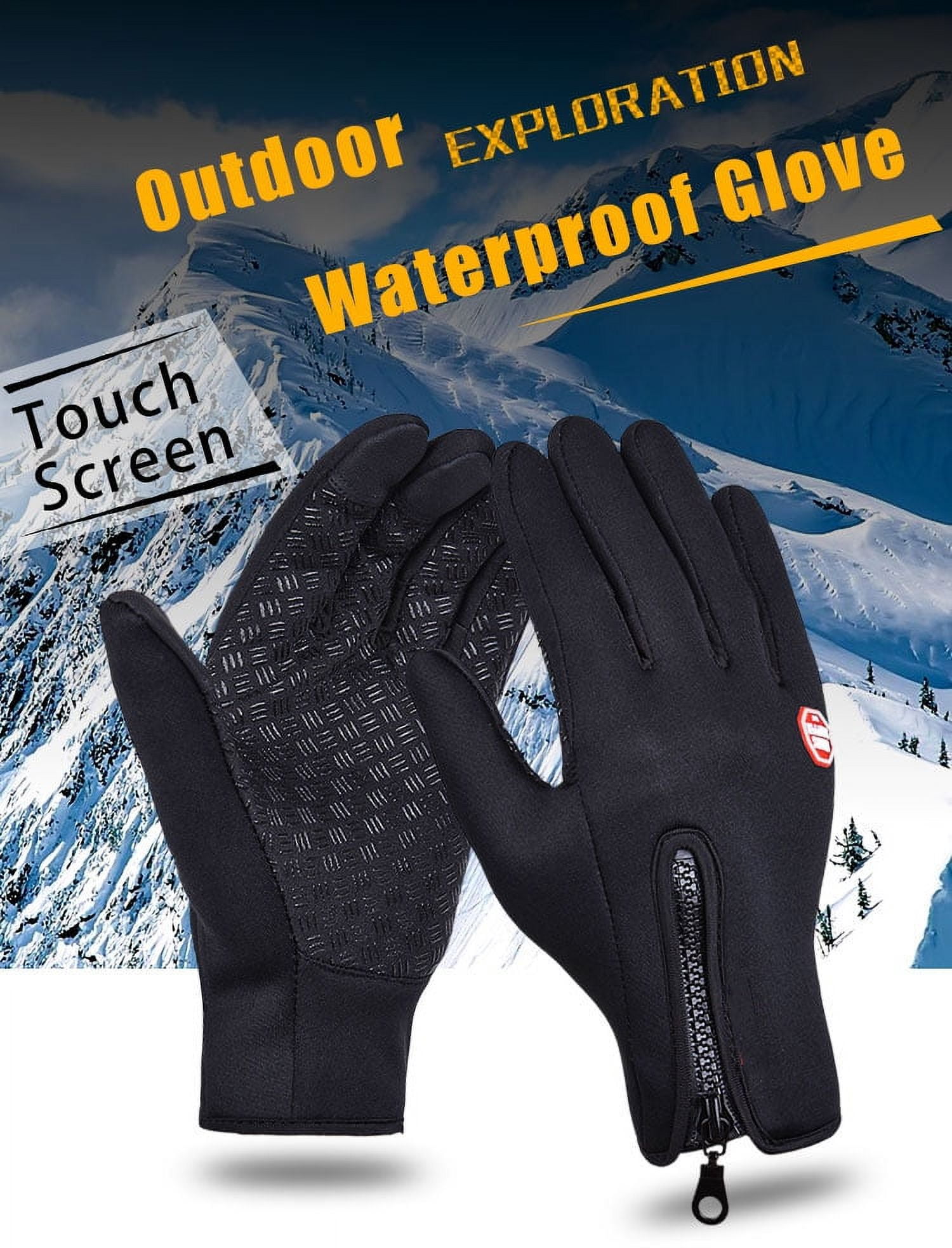 Men Women Winter Warm Windproof Waterproof Thermal Gloves Touch