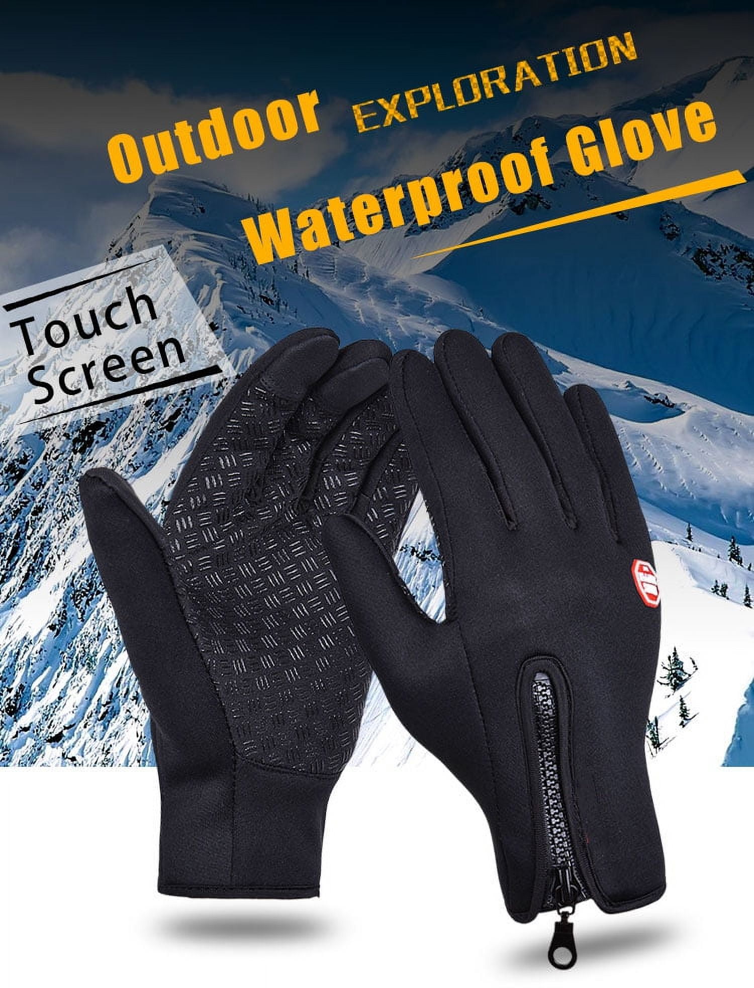 Touch Screen Windproof Outdoor Sport Gloves Men Women Winter