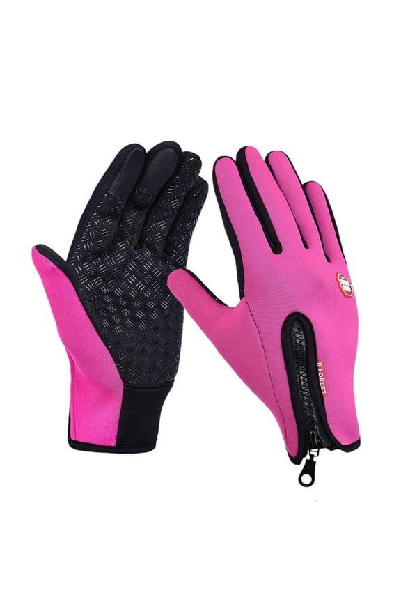 Men Women Winter Work Gloves Screen Touching Waterproof Insulated Warm Grip Mittens