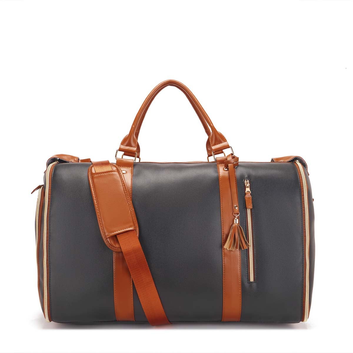 Men Women's Garment Bag Large Capacity Duffel Bag Suit Travel Bag Weekender Bag with Shoe Pouch