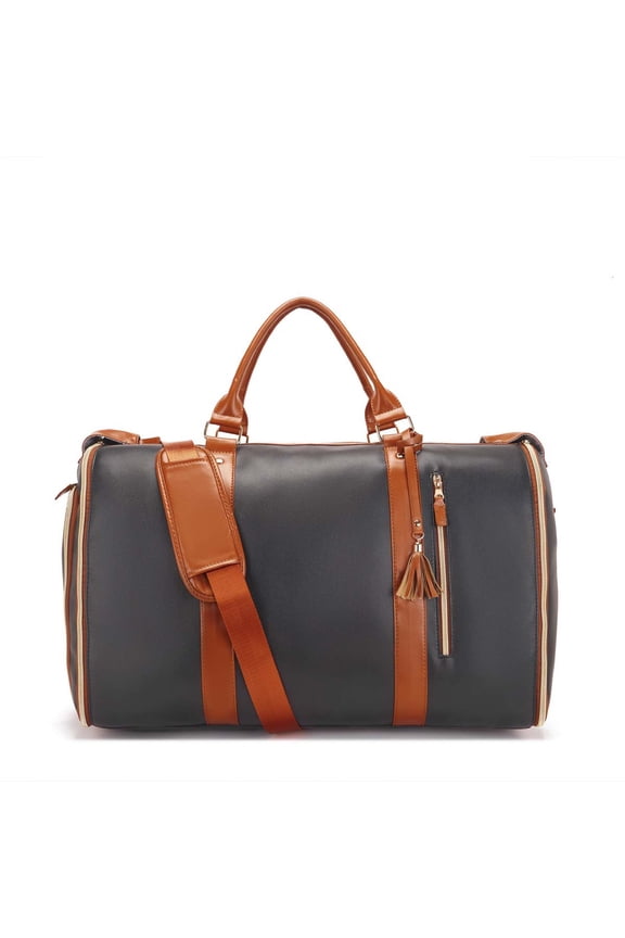 Men Women's Garment Bag Large Capacity Duffel Bag Suit Travel Bag Weekender Bag with Shoe Pouch