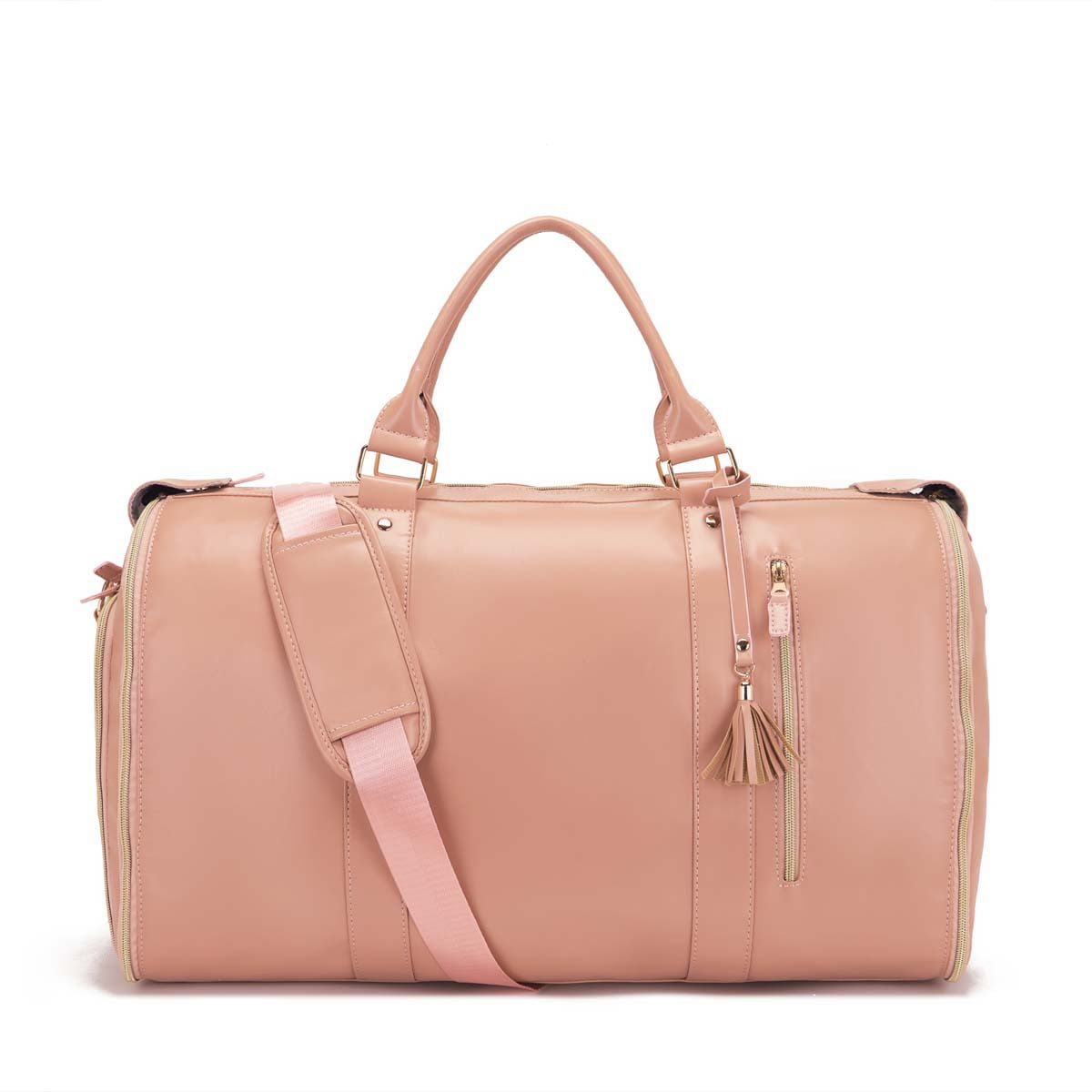 Men Women's Garment Bag Large Capacity Duffel Bag Suit Travel Bag Weekender Bag with Shoe Pouch