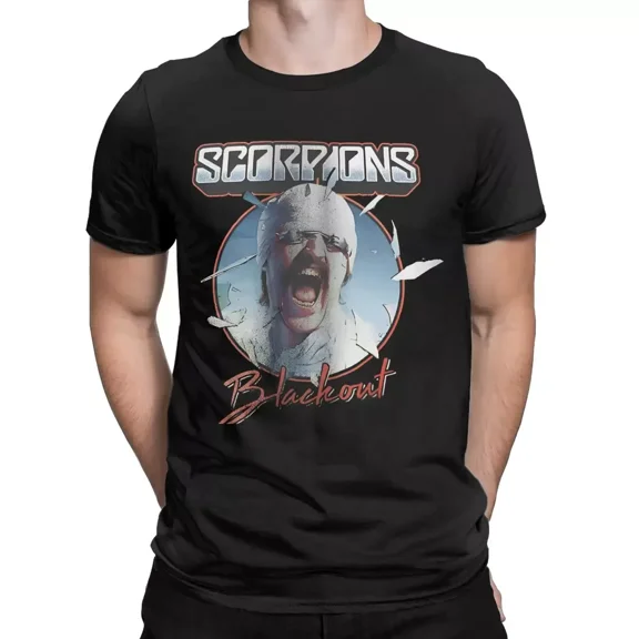 Men Women's Scorpions Rock Metal Music Band Shirts Apparel Humorous 100% Cotton