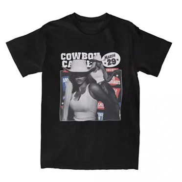 Men Women's Vintage Cowboy Carter Beyonce 2024 Tour T-Shirts Stuff Amazing Pure