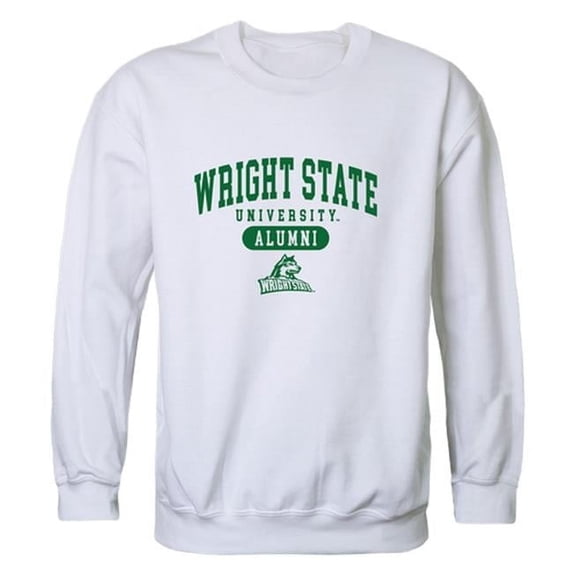 Men Wright State University Raiders Alumni Fleece, White - Large