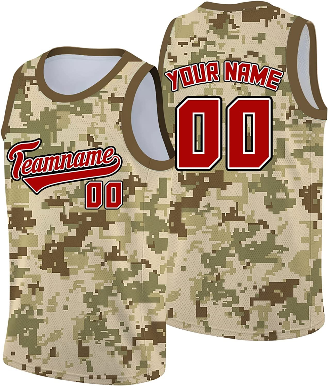 A4 Camo Youth/Adult Custom Basketball Jersey - Sports Unlimited