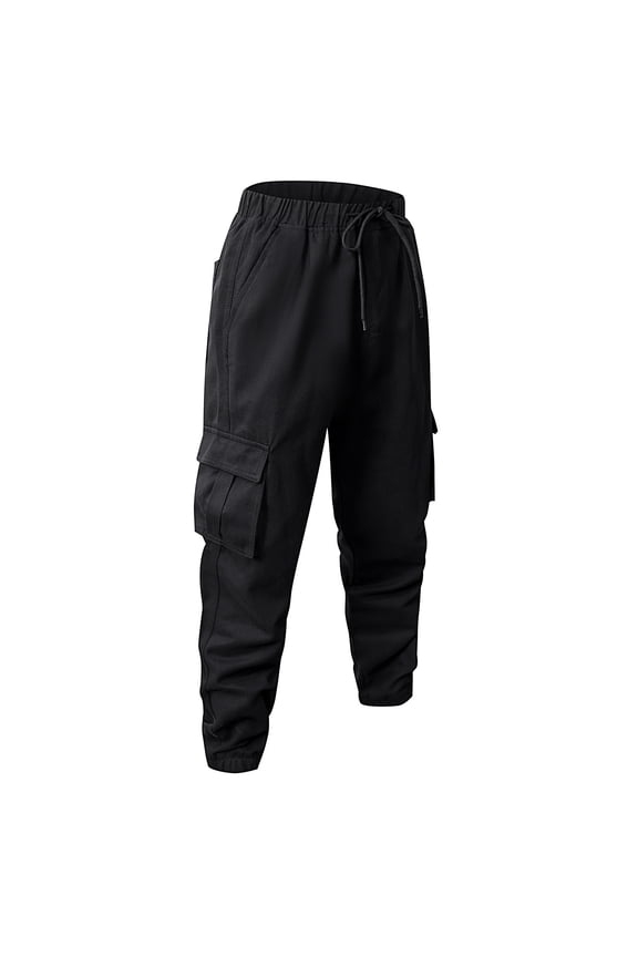 Men Youth Fashion Loose Drawstring Tooling Hot Pants - Elastic Waistband, Stretch Fabric, Machine Washable, for Summer/Beach