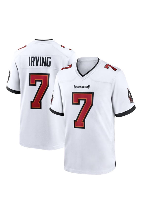 Men Youth Sport Shirts Bucky Irving White Game Jersey Fan Sport Shirts