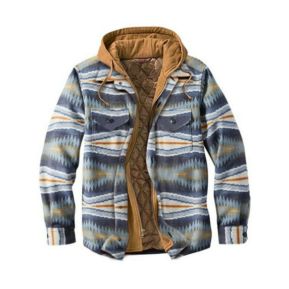 Men Zip Up Hoodie Fleece Lined Jacket Coats Heavyweight Winter Sweatshirt Thick Sherpa Lined Warm Overcoats