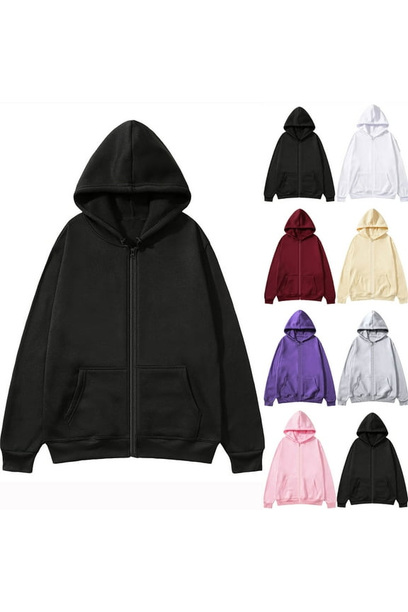 Men Zip Up Hoodies, Drawstring Hooded Zipper Sweatshirt Mens Winter Warm Soft Fleece Long Sleeve Full Zip Casual Jackets with Pockets