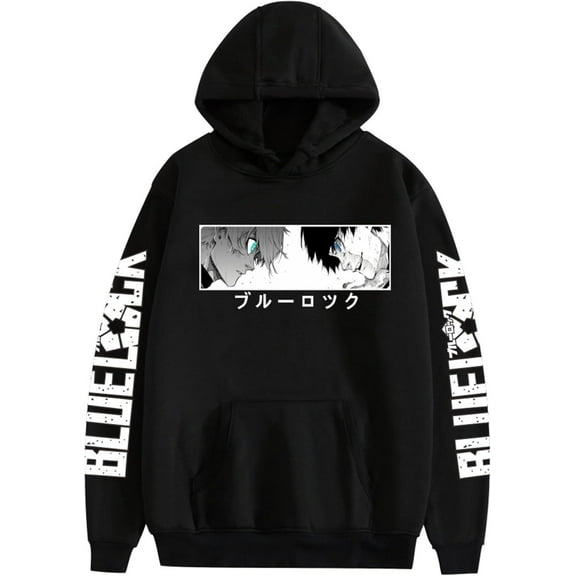 Men and Women Blue Lock Anime Hooded Sweatshirt - Streetwear Fashion