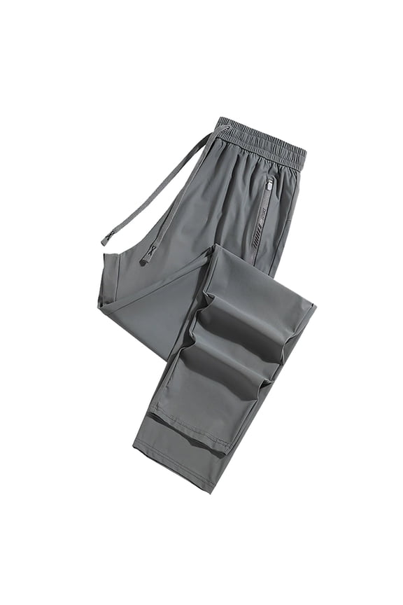 Men and Women Casual Long Elastic Legging with Floral Print Waistband for Daily Wear Sanitary Sweat Pants for Versatile Everyday Comfort Gray 3XL