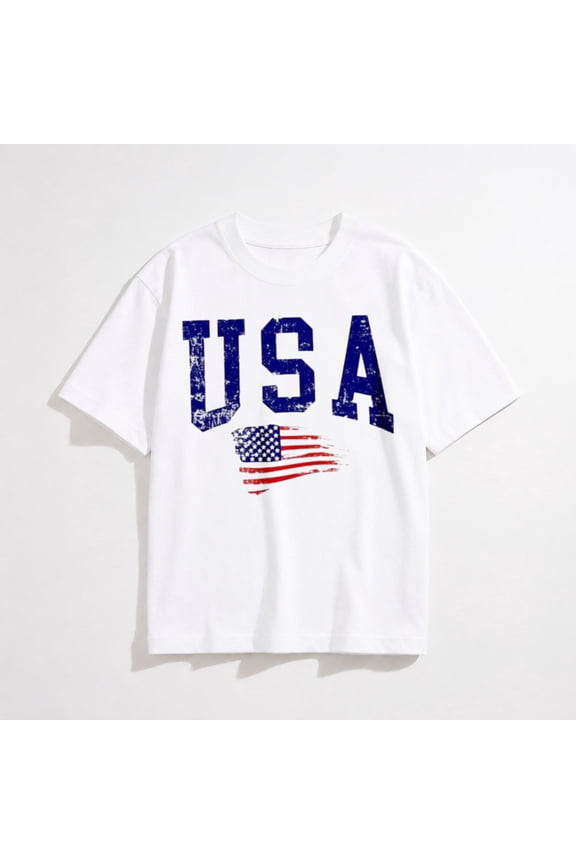 Men and Women Gradient Coconut Tree Summer Shirt