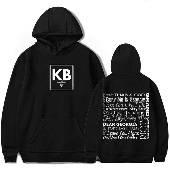 Men and Women Kane Brown Merch 2024 Tour Concert Hoodie Sweatshirt New Print Pullover Hooded Long Sleeve Sweatshirt