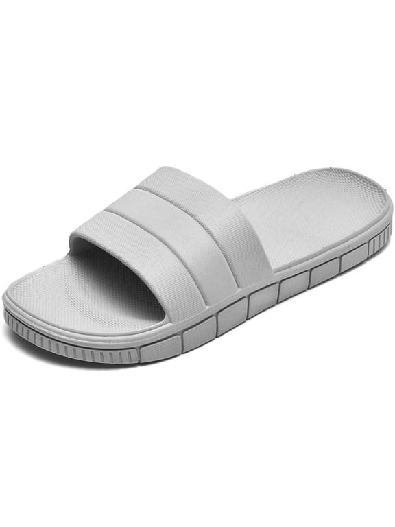 Men and Women Shower Shoes Slide Holes Bath Slipper Bathroom Sandal Pool Gym College Dorm Non-Slip
