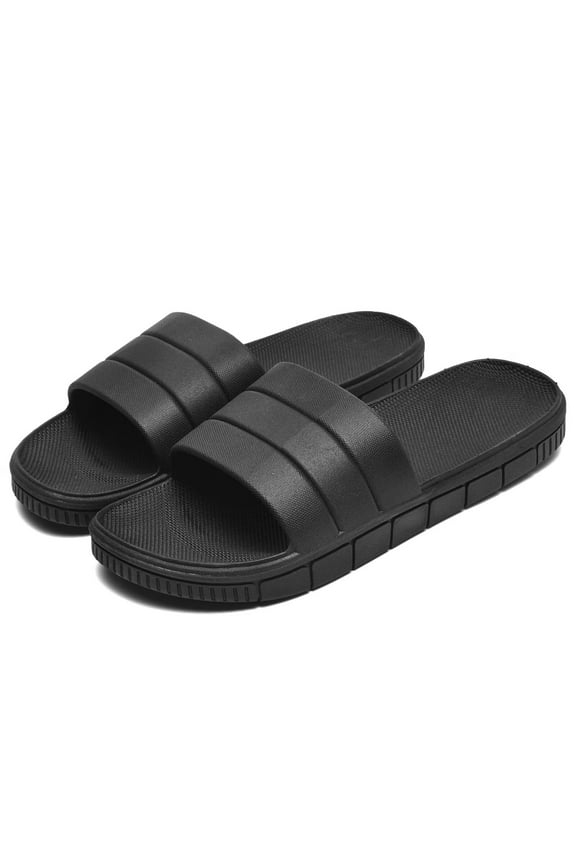 Men and Women Shower Shoes Slide Holes Bath Slipper Bathroom Sandal Pool Gym College Dorm Non-Slip
