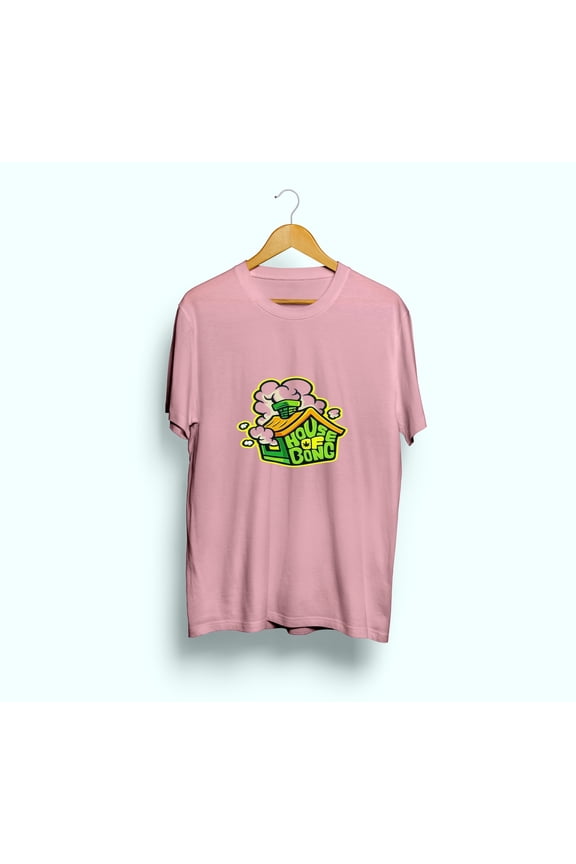Men and Women Slim Fit Round Neck Tee, Skin-Friendly Comfort house of bong Graphic t-shirt