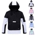 thumbnail image 1 of Men and Women Snow Suit with Color Contrast Warm Couple Ski Hooded Coat Windbreak Waterproof Snow Jacket Winter Snowwear, 1 of 3