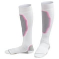 thumbnail image 1 of Men and Women Winter Ski Socks, Calf Compression Snowboard Socks, Warm Thermal Socks for Cold Weather - Purple and black for women, 1 of 5