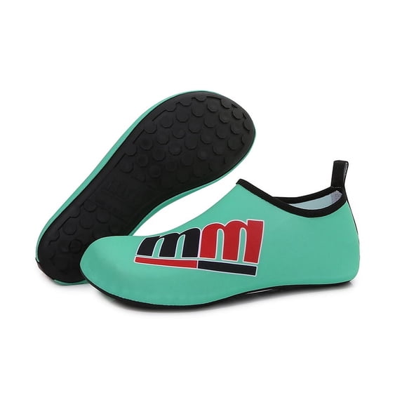 Men and Women a Slip On Barefoot Quick-Dry Beach Aqua Yoga Water Shoes (MM/Mint, 5.5-6.5 Women/5-5.5 Men)