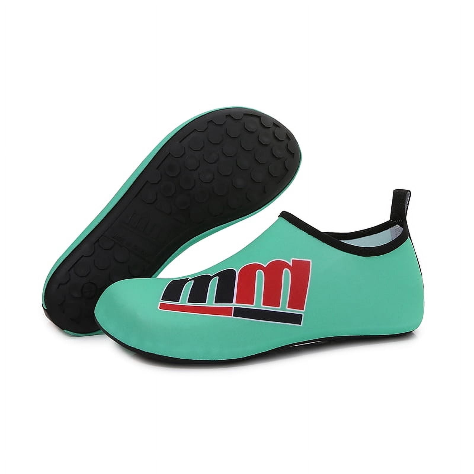 Men and Women a Slip On Barefoot Quick-Dry Beach Aqua Yoga Water Shoes (MM/Mint, 9.5-10.5 Women/8.5-9 Men)