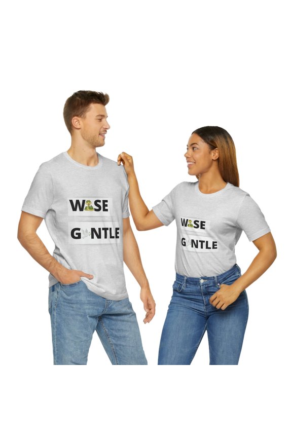 Men and Women's Jersey Short Sleeve Tee | Wise & Gentle - Religious T-shirt