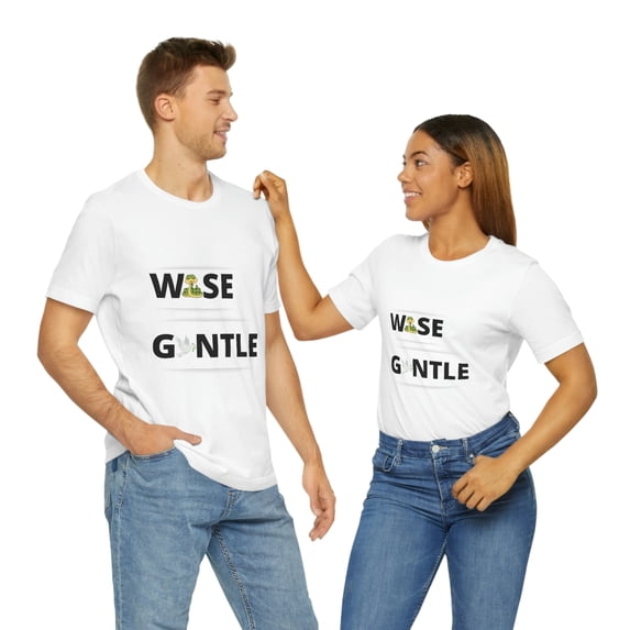 Men and Women's Jersey Short Sleeve Tee | Wise & Gentle - Religious T-shirt