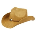 thumbnail image 1 of Men and Women's Sun Emblem Cowboy Hat With Thin Suede Leather Trim Band, 1 of 3