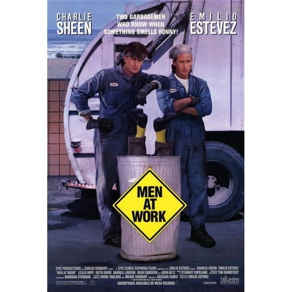 Men at Work Movie Poster - 27 x 40 in.